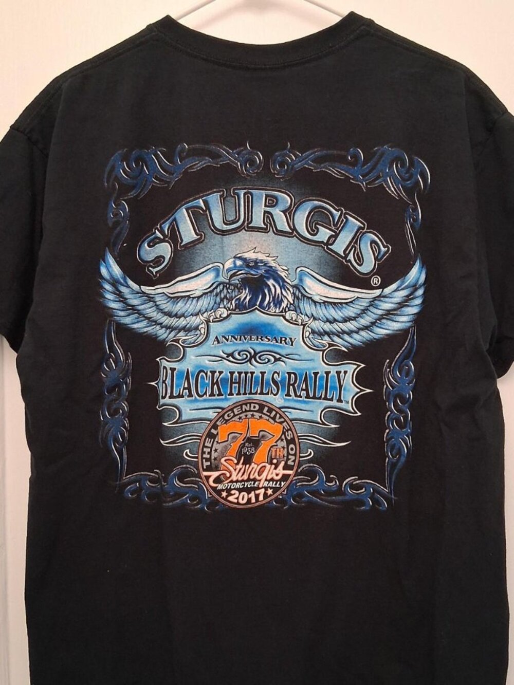 Men's Sturgis Anniversary Black hills Rally 2017 T-Shirt